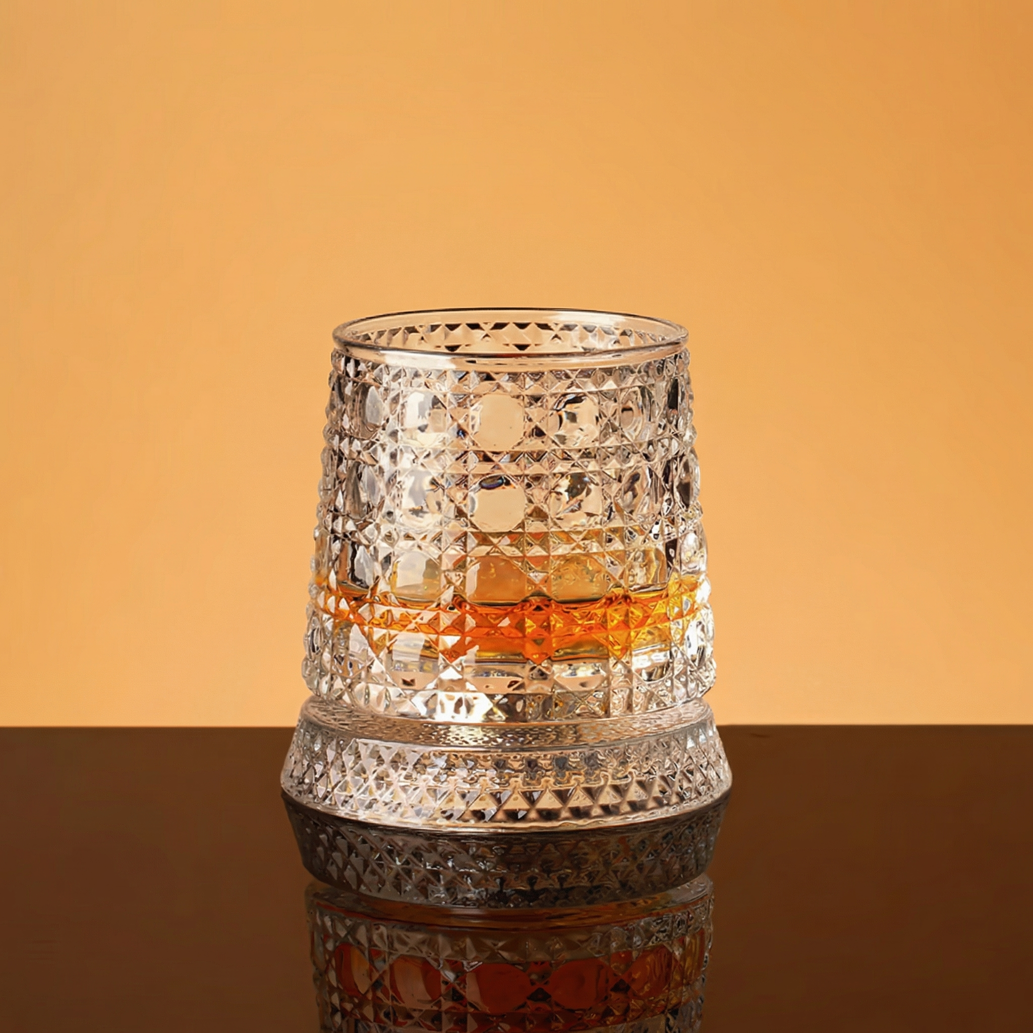 Rotating Whiskey Glass