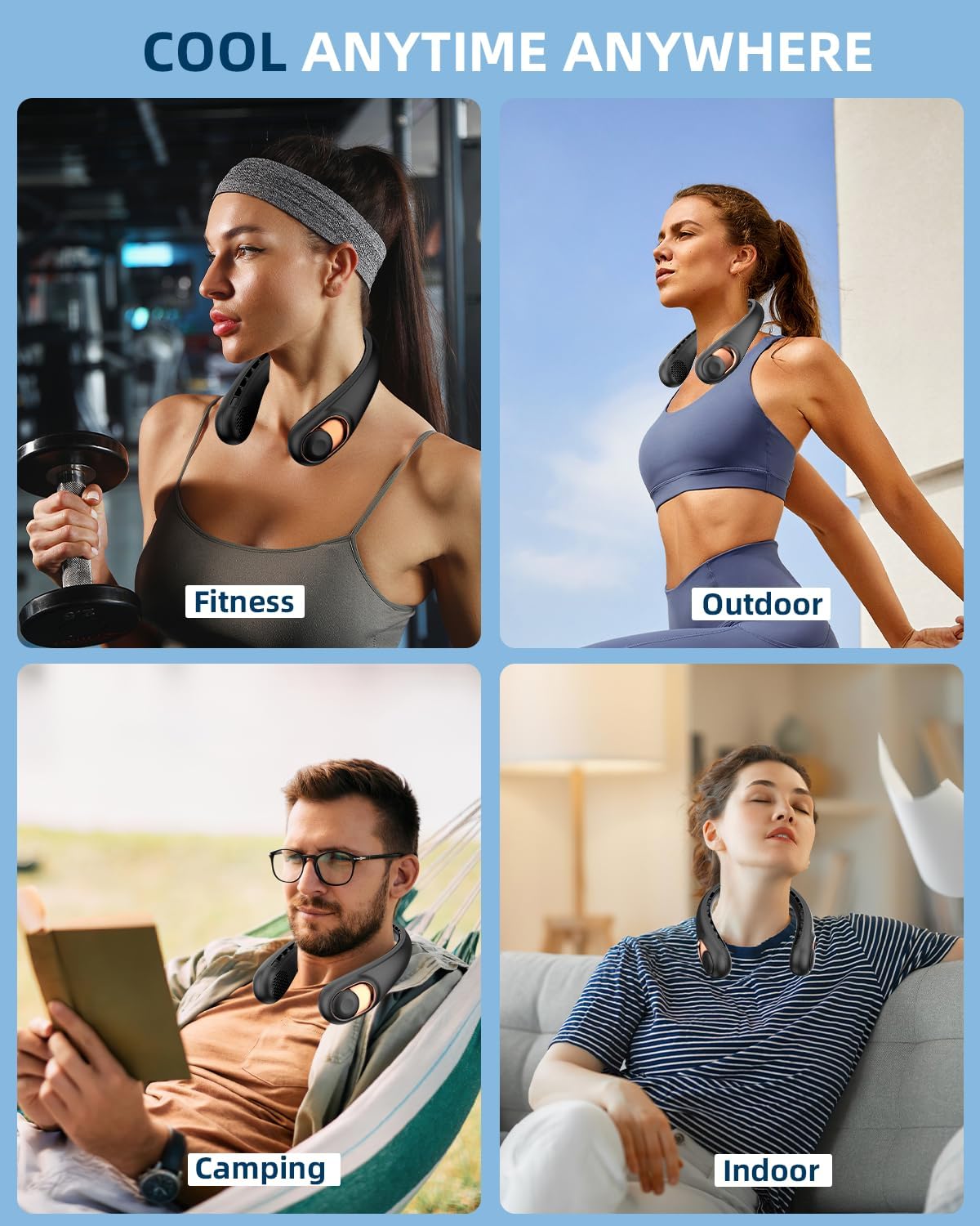 Portable Personal Neck Fan - BUY 2 FREE SHIPPING