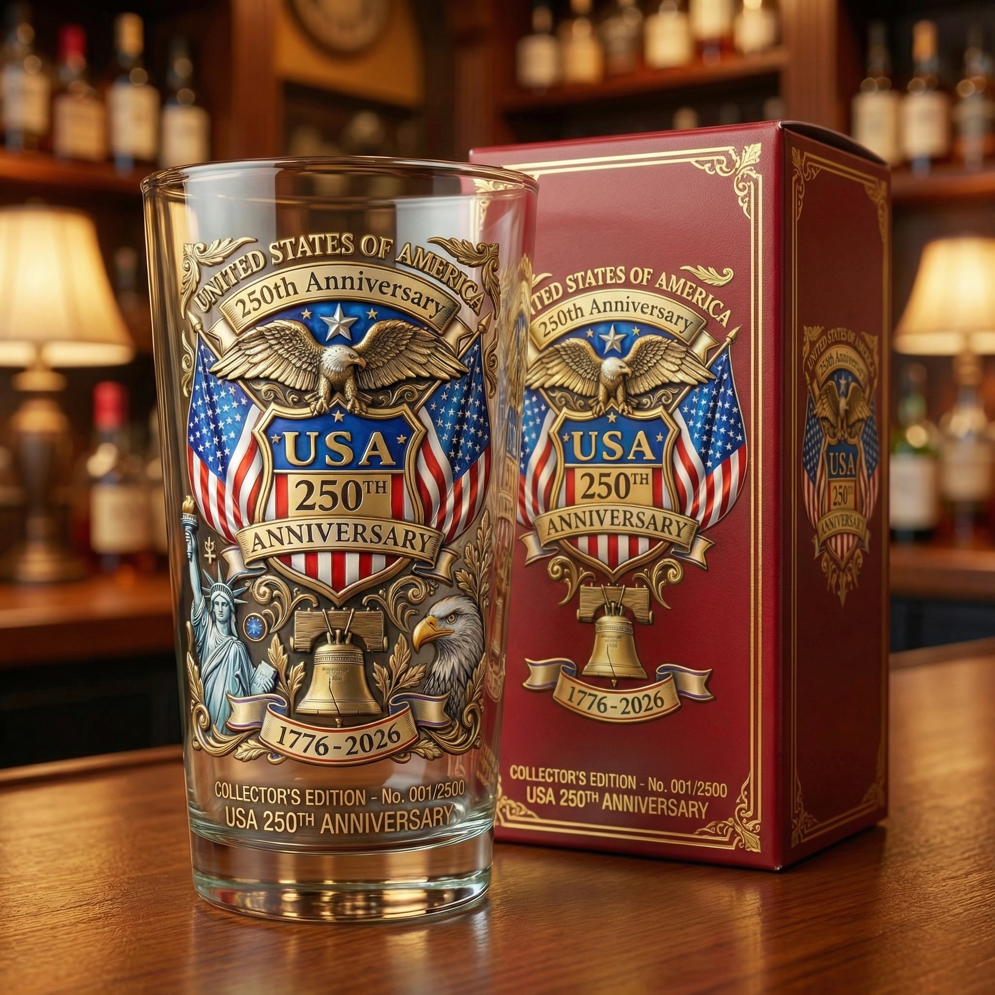 🎁 USA 250th Anniversary Collector’s Pint Glass