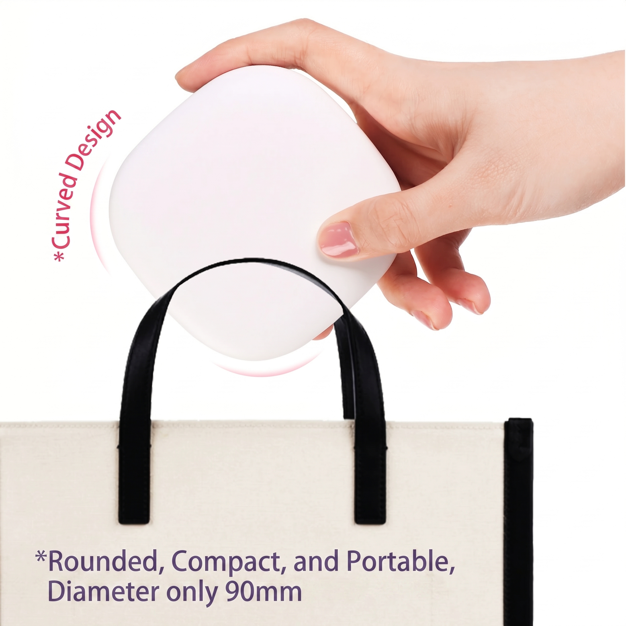 ✨ PerfectView Luxe LED Compact Mirror With Light