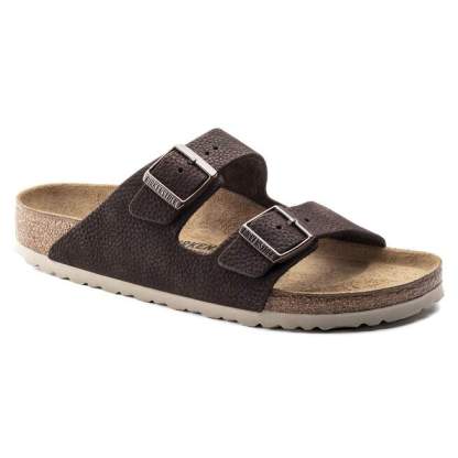 Arizona Nubuck Leather Steer Soft Brown