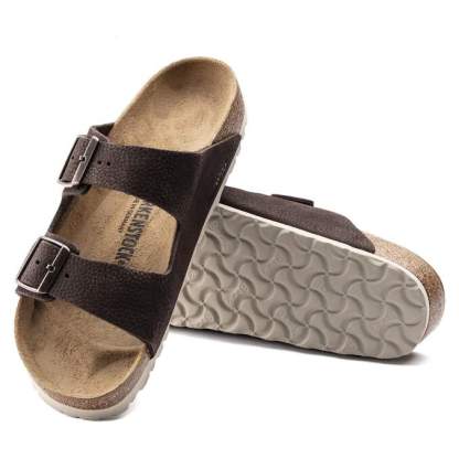 Arizona Nubuck Leather Steer Soft Brown
