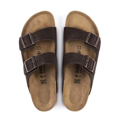 Arizona Nubuck Leather Steer Soft Brown