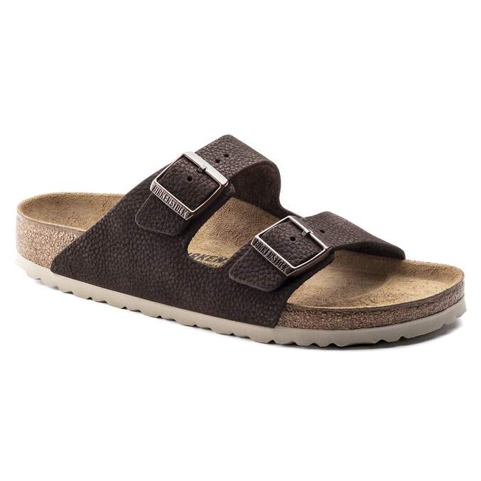 Arizona Nubuck Leather Steer Soft Brown