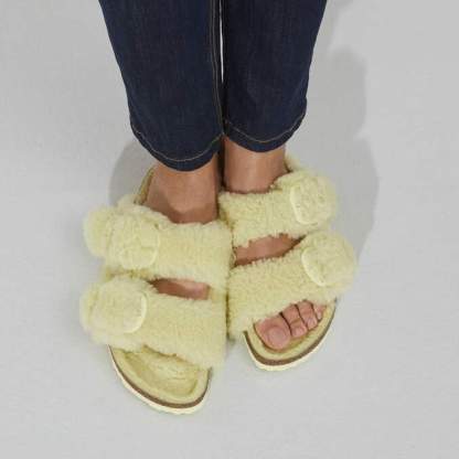 Arizona Big Buckle Shearling Teddy Popcorn