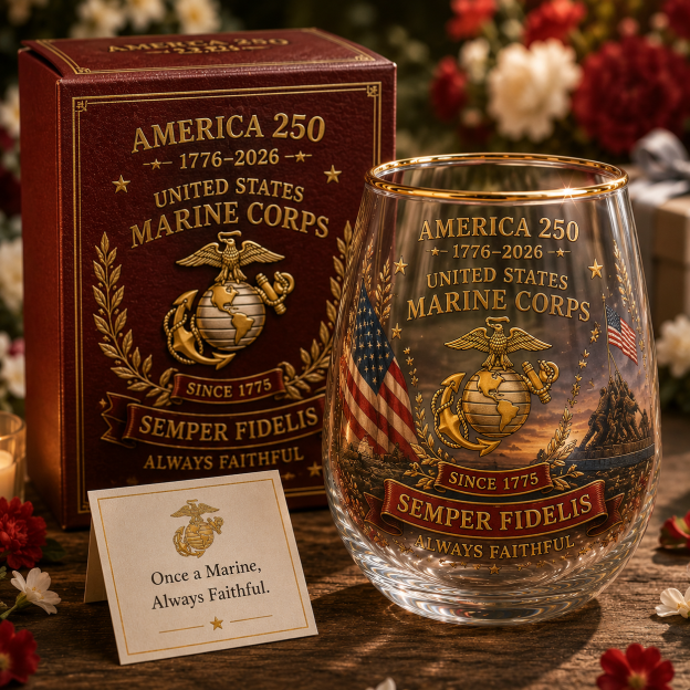 U.S. Military America 250 Tribute Glass Collection