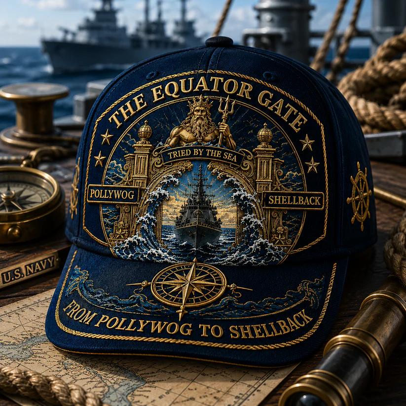 👑King Neptune’s Realm Commemorative Naval cap