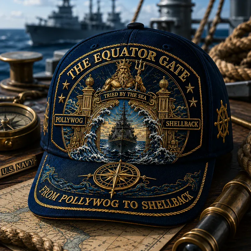 👑King Neptune’s Realm Commemorative Naval cap