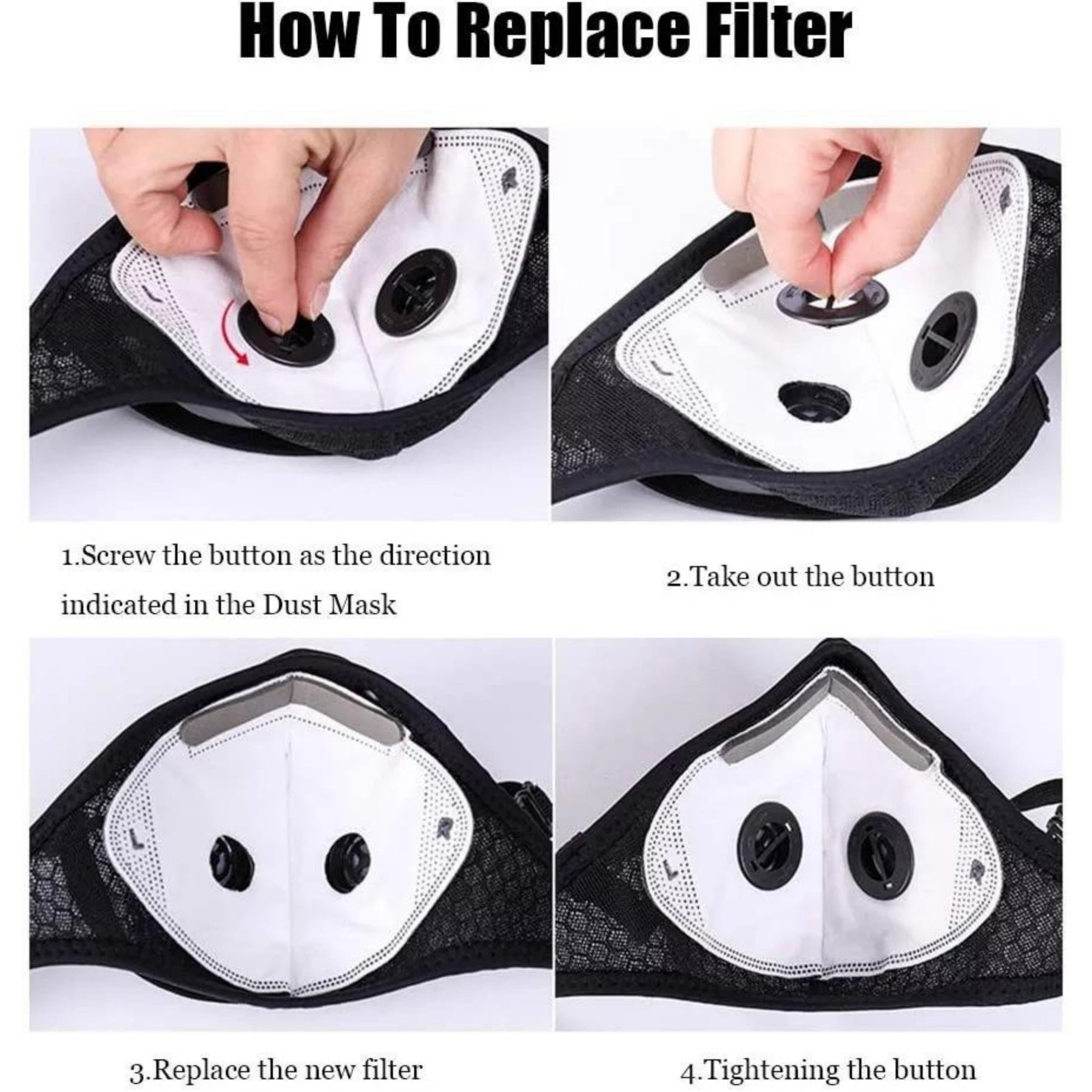 🔥LAST DAY 50% OFF - 💖Reusable Carbon Filter Dust Mask – Built for Active Lifestyles