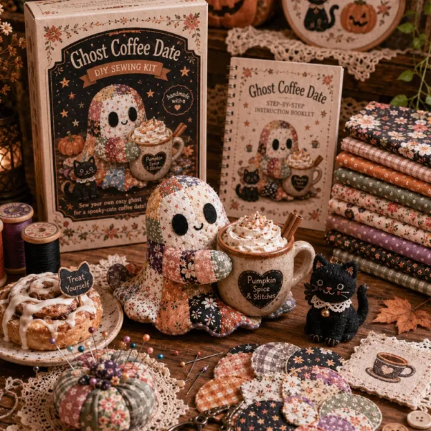 🔥70% Off Last Day - 👻 Little Ghost’s Cozy Halloween DIY Patchwork Kit