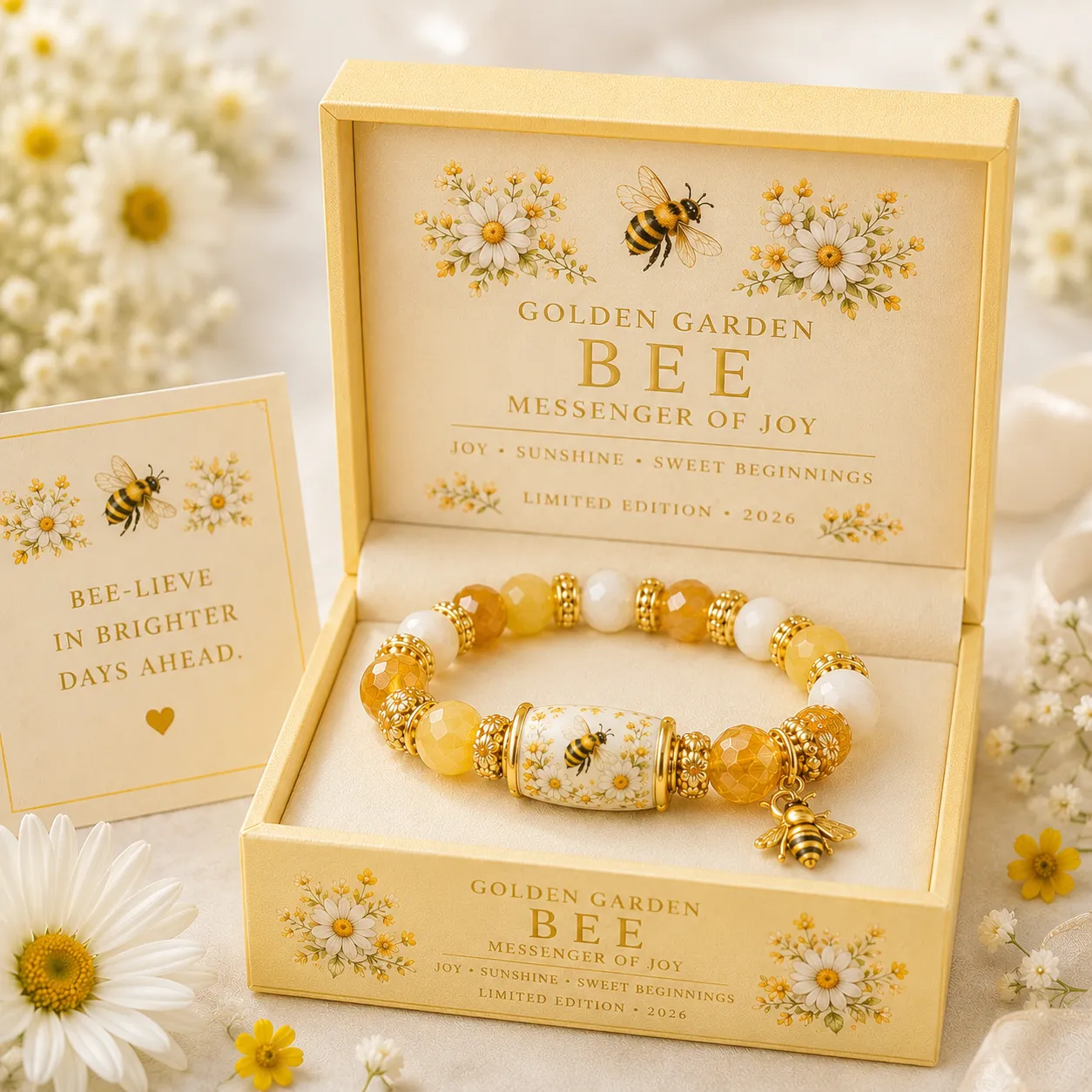 🌿 Love, Peace & Spring Blessings 💖 | 2026 Limited Edition Bracelet - Only 8 Left