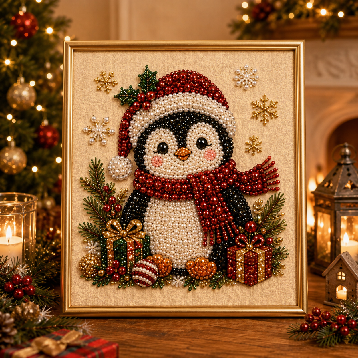 Last Day Promo: 70% OFF🧘Relaxing & Beginner-Friendly - 🎨💎DIY Christmas Pearl Diamond Painting Art Kit