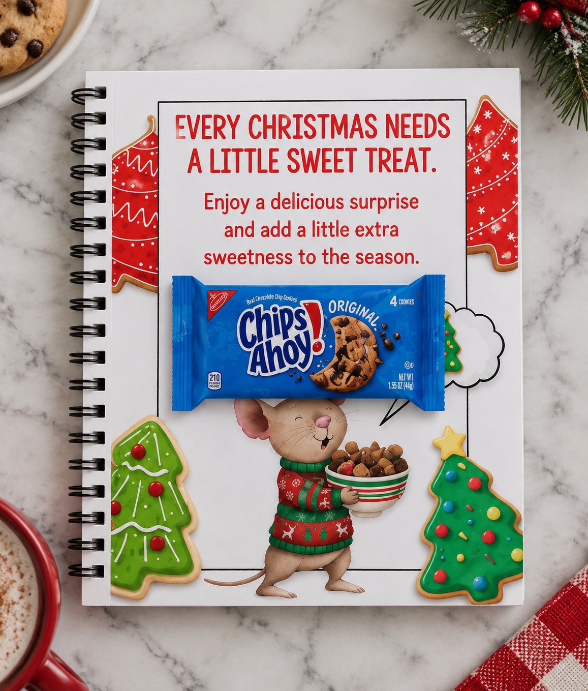 "IF YOU GIVE A COOKIE FOR CHRISTMAS" 🍪❤Christmas Gift 📘Hardcover