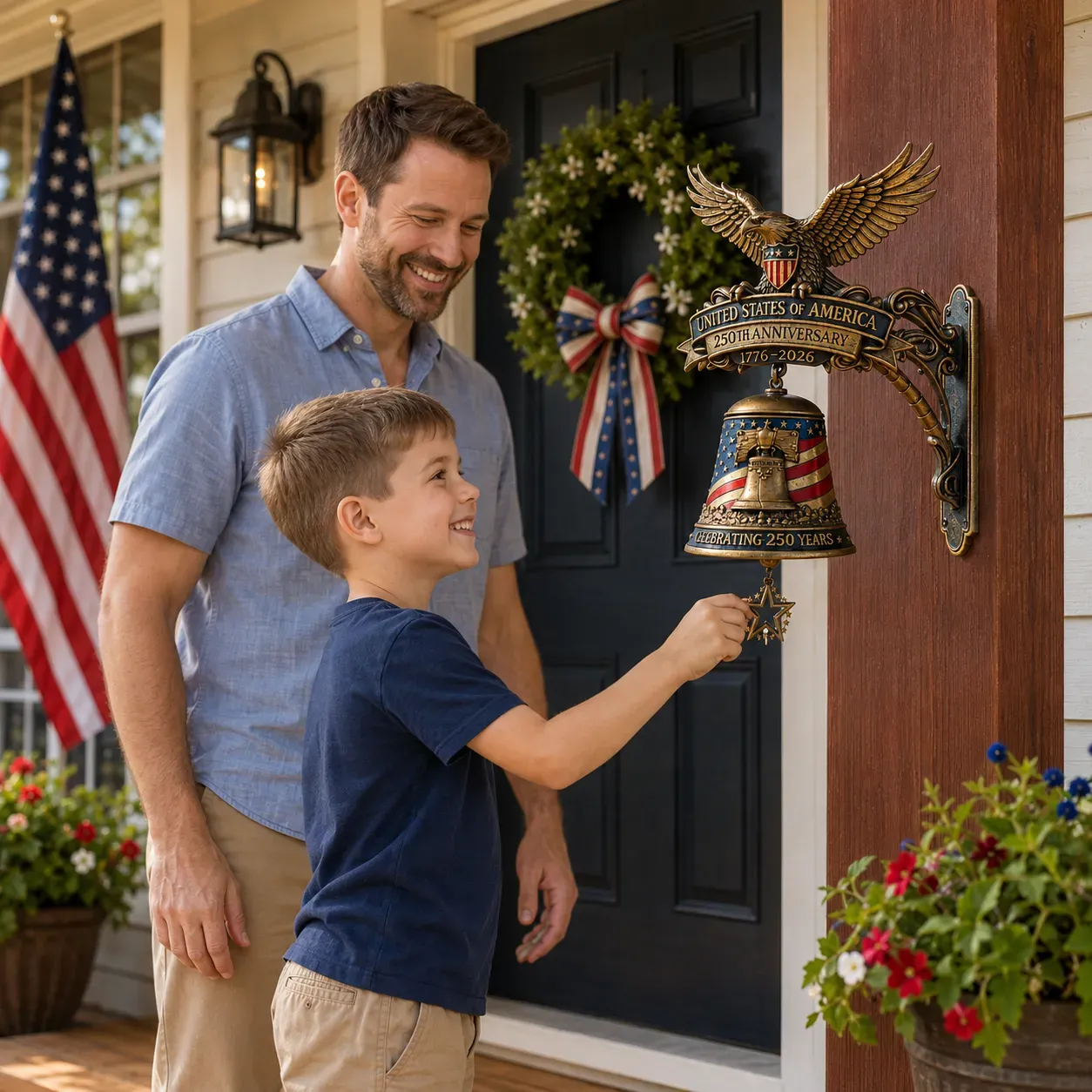 🔔🔔 Ring in the Semiquincentennial: 1776-2026 "Spirit of Liberty" Eagle Bell