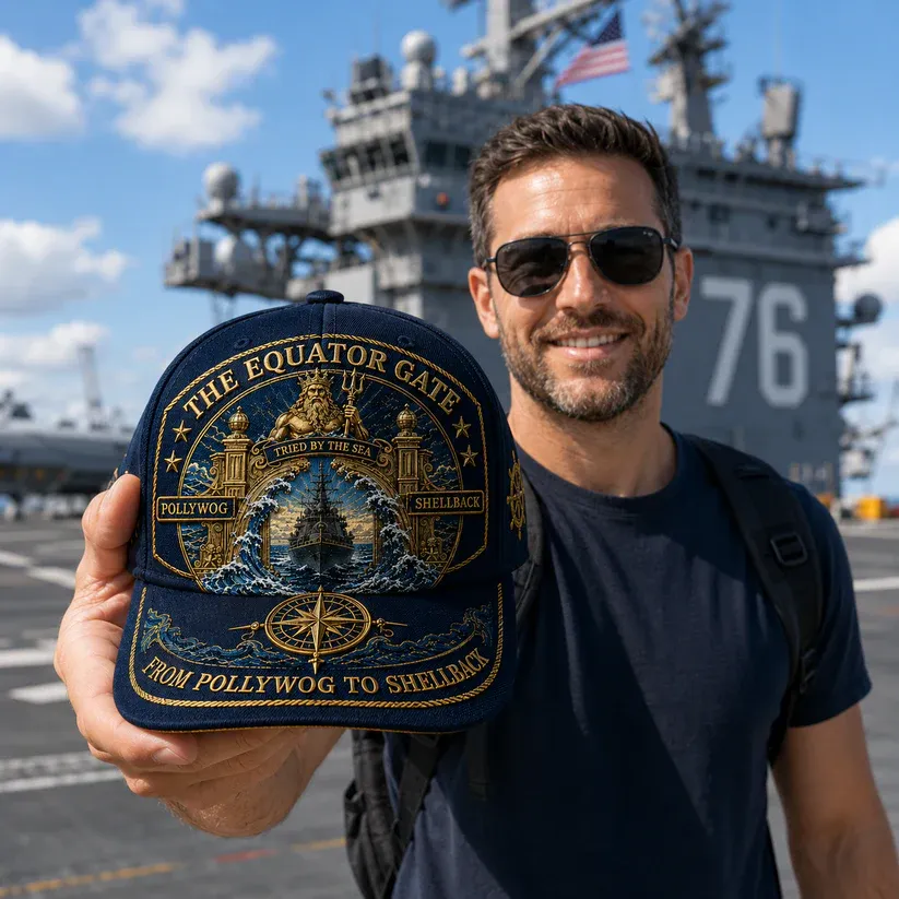 👑King Neptune’s Realm Commemorative Naval cap