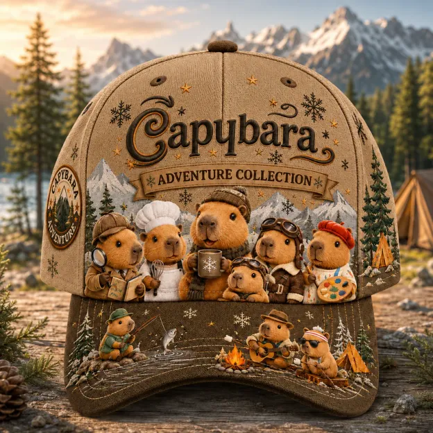 🇺🇸 Last Day Promo: 49% OFF-🐾-Capybara Advent Cap