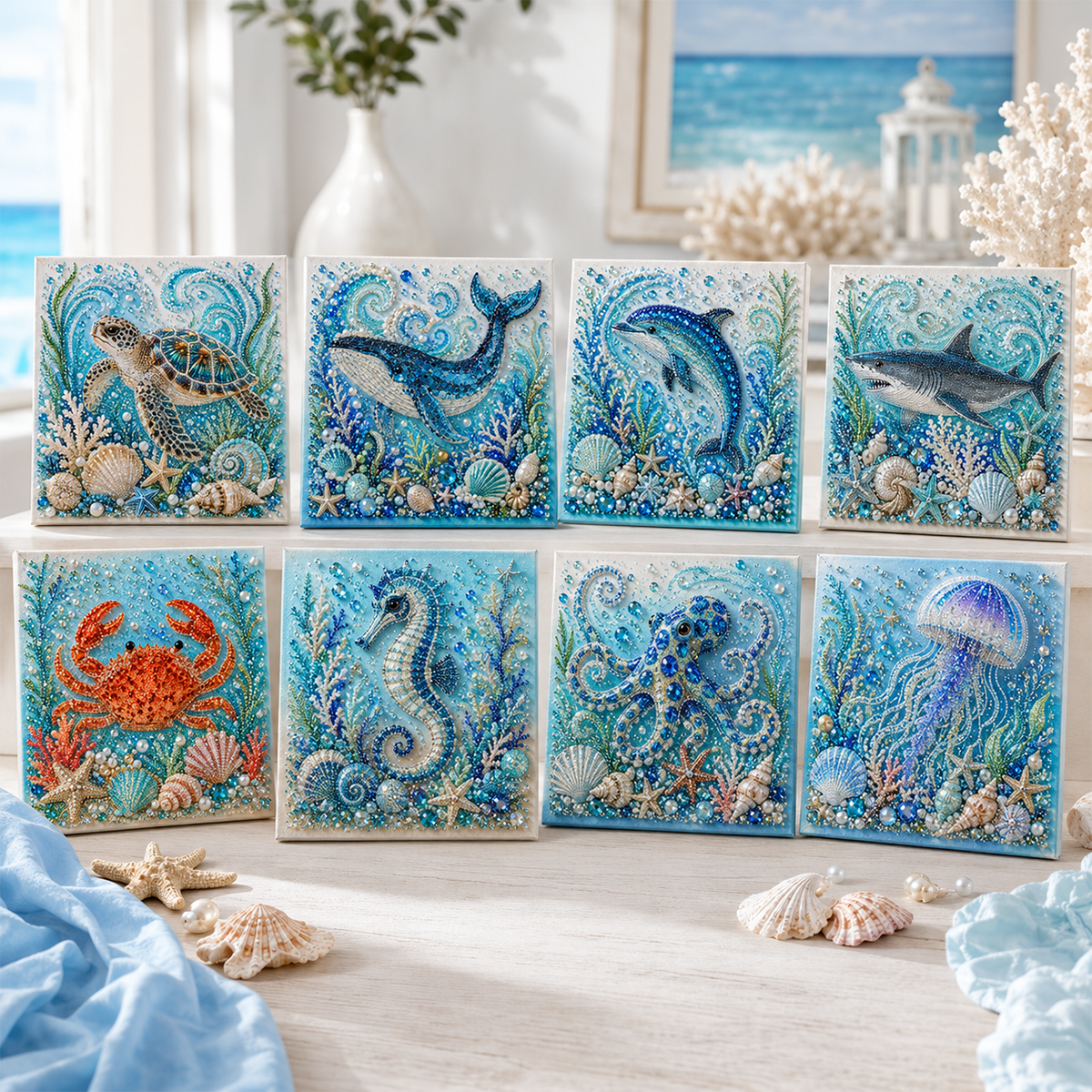 Last Day Promo: 70% OFF🎁The Perfect Ocean Lover Gift🌊 Ocean Theme Pearl Art DIY Kit