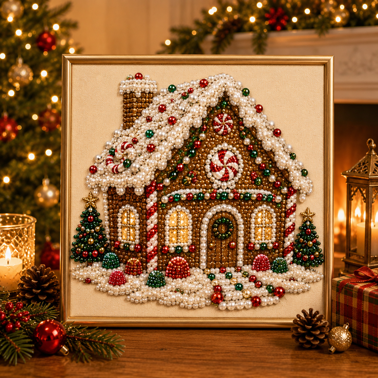 Last Day Promo: 70% OFF🧘Relaxing & Beginner-Friendly - 🎨💎DIY Christmas Pearl Diamond Painting Art Kit