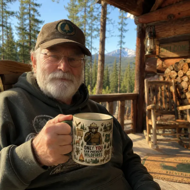 🇺🇸 Last Day Promo: 49% OFF - 🐻USFS Only You Can Prevent Wildfires Mug🌲