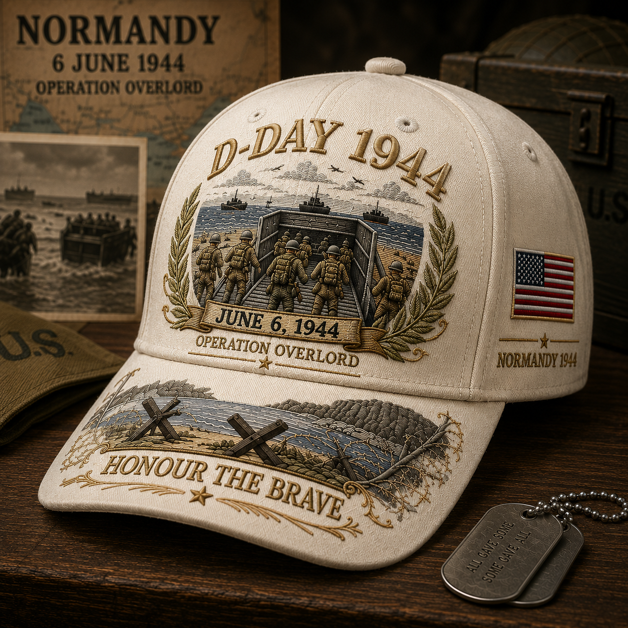 Normandy D-Day Heritage Commemorative Cap