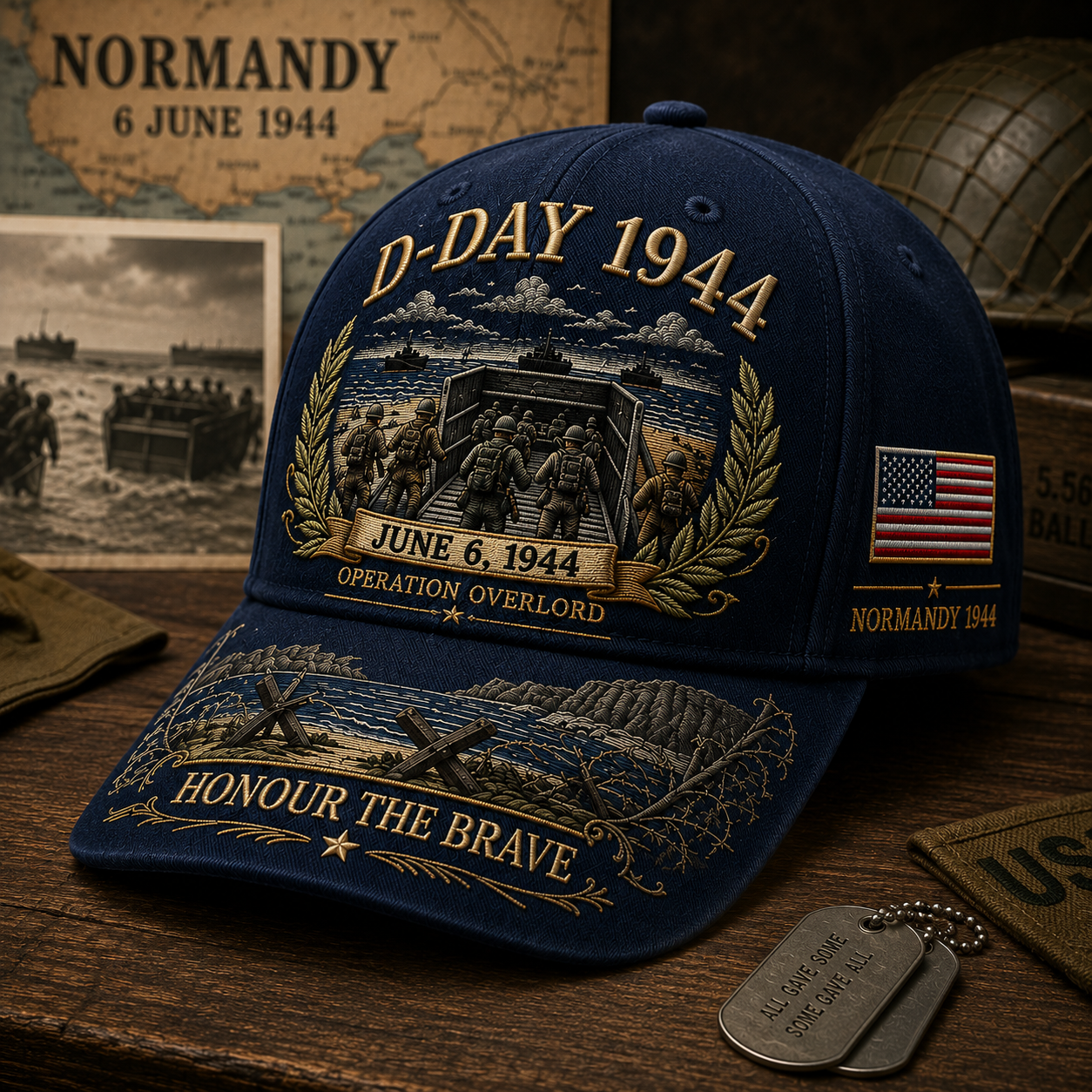 Normandy D-Day Heritage Commemorative Cap