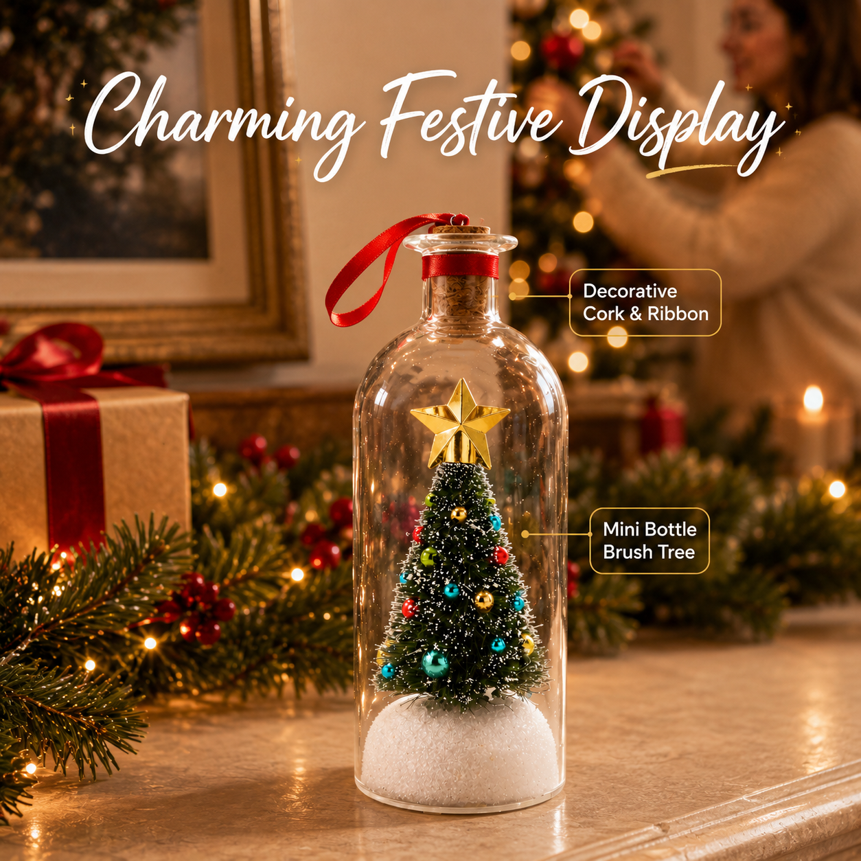 🎁Last Day 49% OFF -Recordable Christmas Tree Message in a Bottle