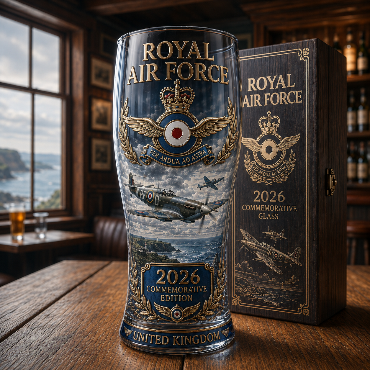 🇬🇧 United Kingdom Armed Forces Heritage Commemorative Glass Collection