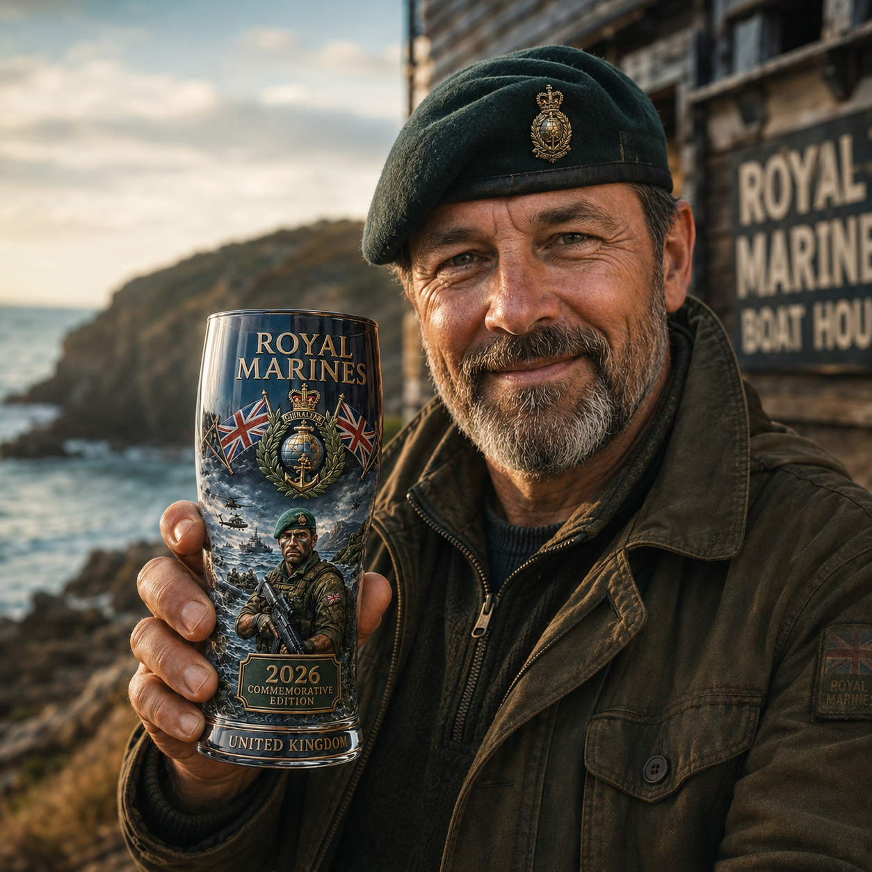 🇬🇧 United Kingdom Armed Forces Heritage Commemorative Glass Collection