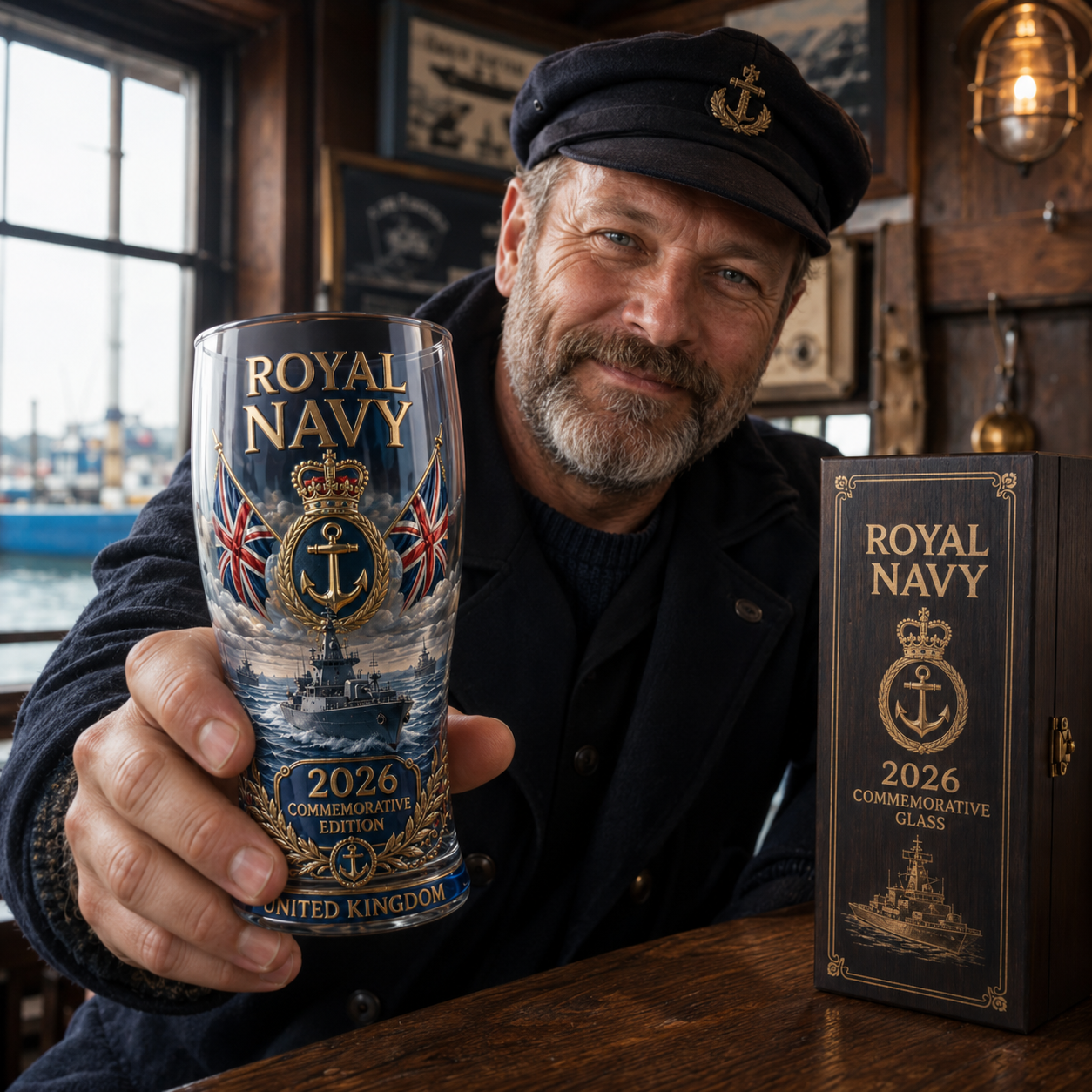 🇬🇧 United Kingdom Armed Forces Heritage Commemorative Glass Collection