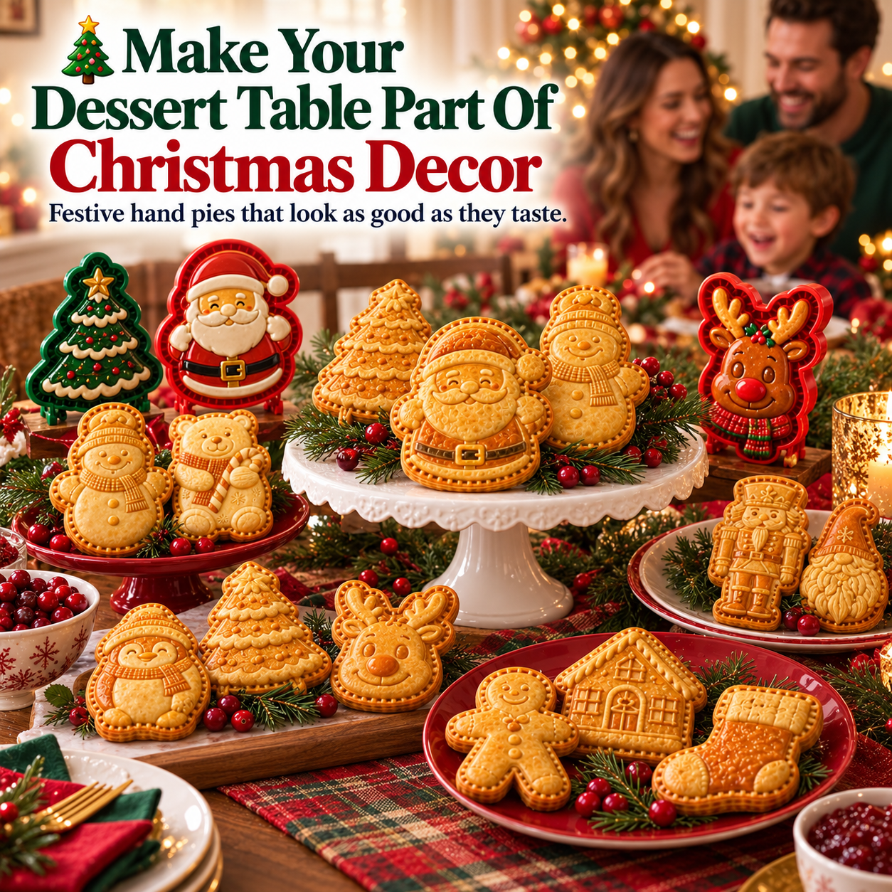 🔥Only $12.99 Last Day Promotion!✨ 🎄16-Design Christmas Mini Pie Mold Collection 🥧