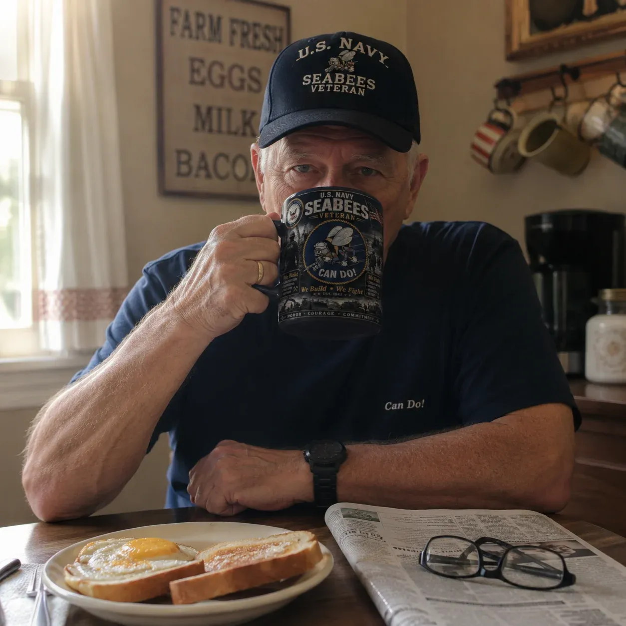 ⚓Last Day Promo: 49% OFF - 🐝U.S. Navy Seabees CAN DO! Tribute Mug