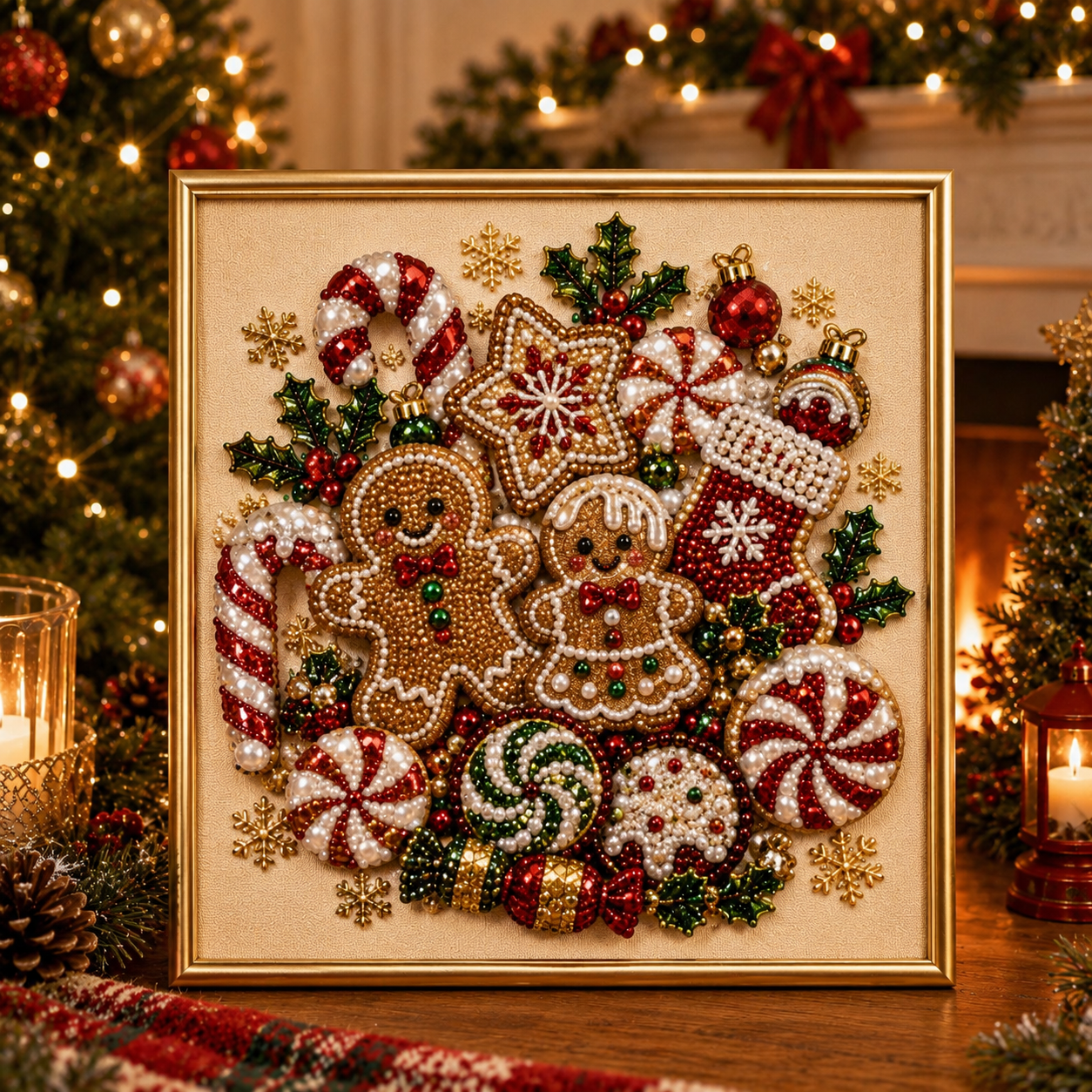 Last Day Promo: 70% OFF🧘Relaxing & Beginner-Friendly - 🎨💎DIY Christmas Pearl Diamond Painting Art Kit
