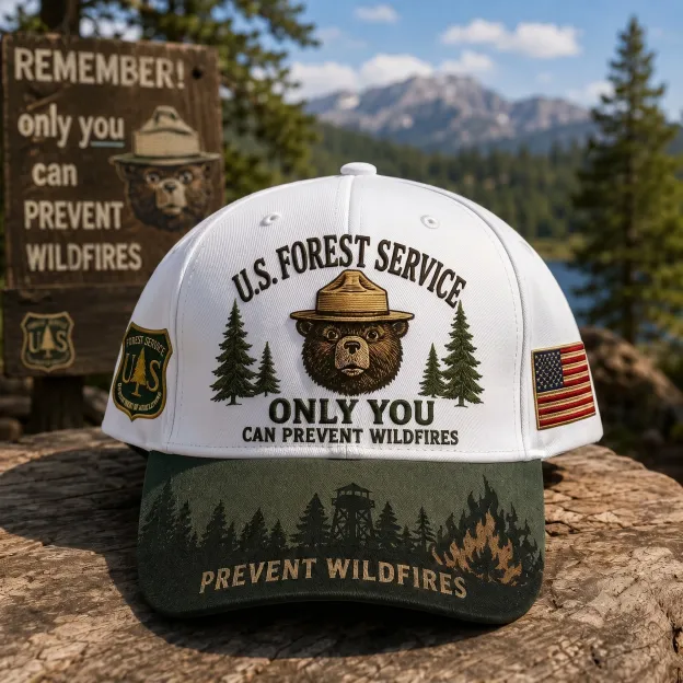 🇺🇸 Last Day Promo: 49% OFF - 🐻USFS Only You Can Prevent Wildfires Baseball Cap🌲