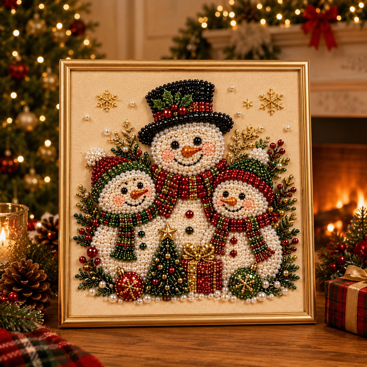 Last Day Promo: 70% OFF🧘Relaxing & Beginner-Friendly - 🎨💎DIY Christmas Pearl Diamond Painting Art Kit