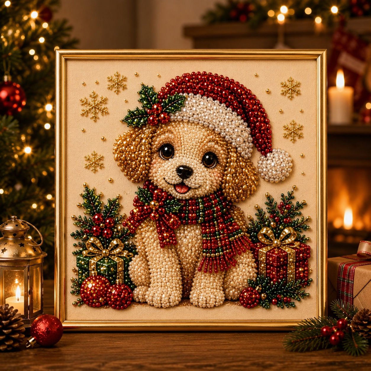 Last Day Promo: 70% OFF🧘Relaxing & Beginner-Friendly - 🎨💎DIY Christmas Pearl Diamond Painting Art Kit