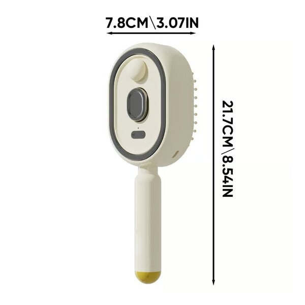 Electric Spray Air Cushion Massage Comb – Self-Cleaning Anti-Tangle Essential Oil Mist Hair Care Comb