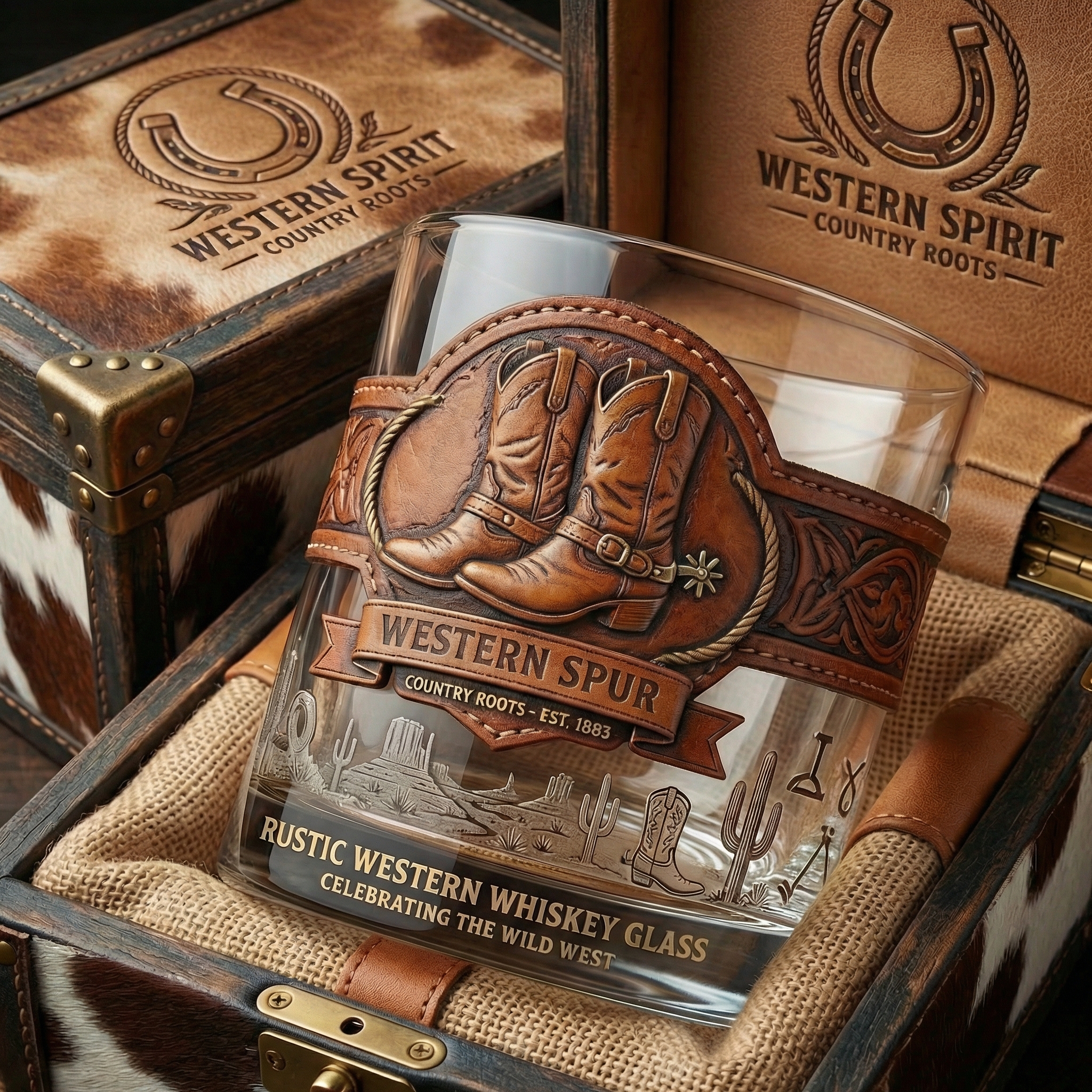 Western Spirit Heritage Collector Glass