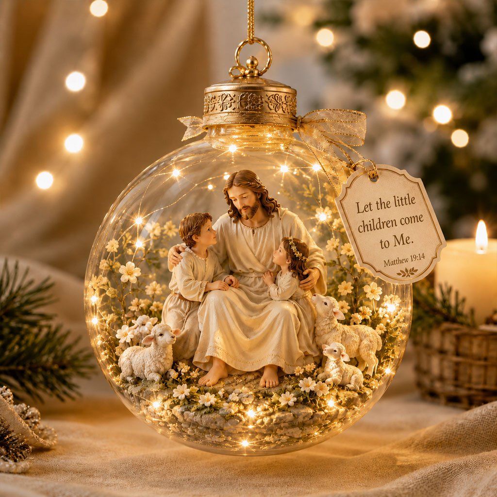 ✨ Psalms Scripture Christmas Ornament