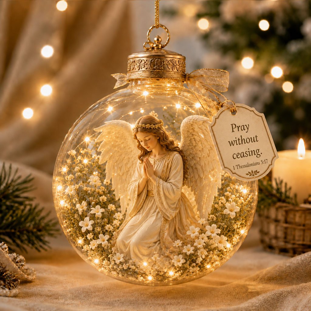 ✨ Psalms Scripture Christmas Ornament