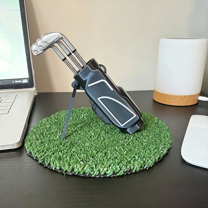 ⛳ Golf Bag Pen Holder | Stylish Desk Decor, Perfect Golf Lover Gift🎁Buy 3 Get 1 FREE