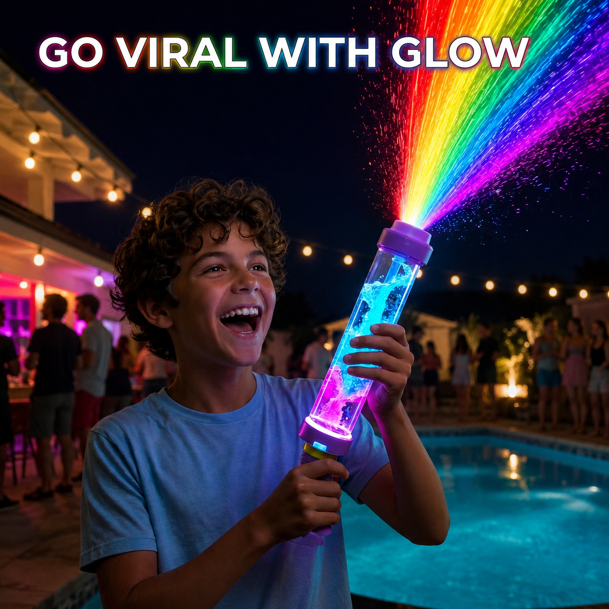 🔥LAST DAY 70% OFF🌈 — Rainbow Aqua Nova™ LED Water Blaster