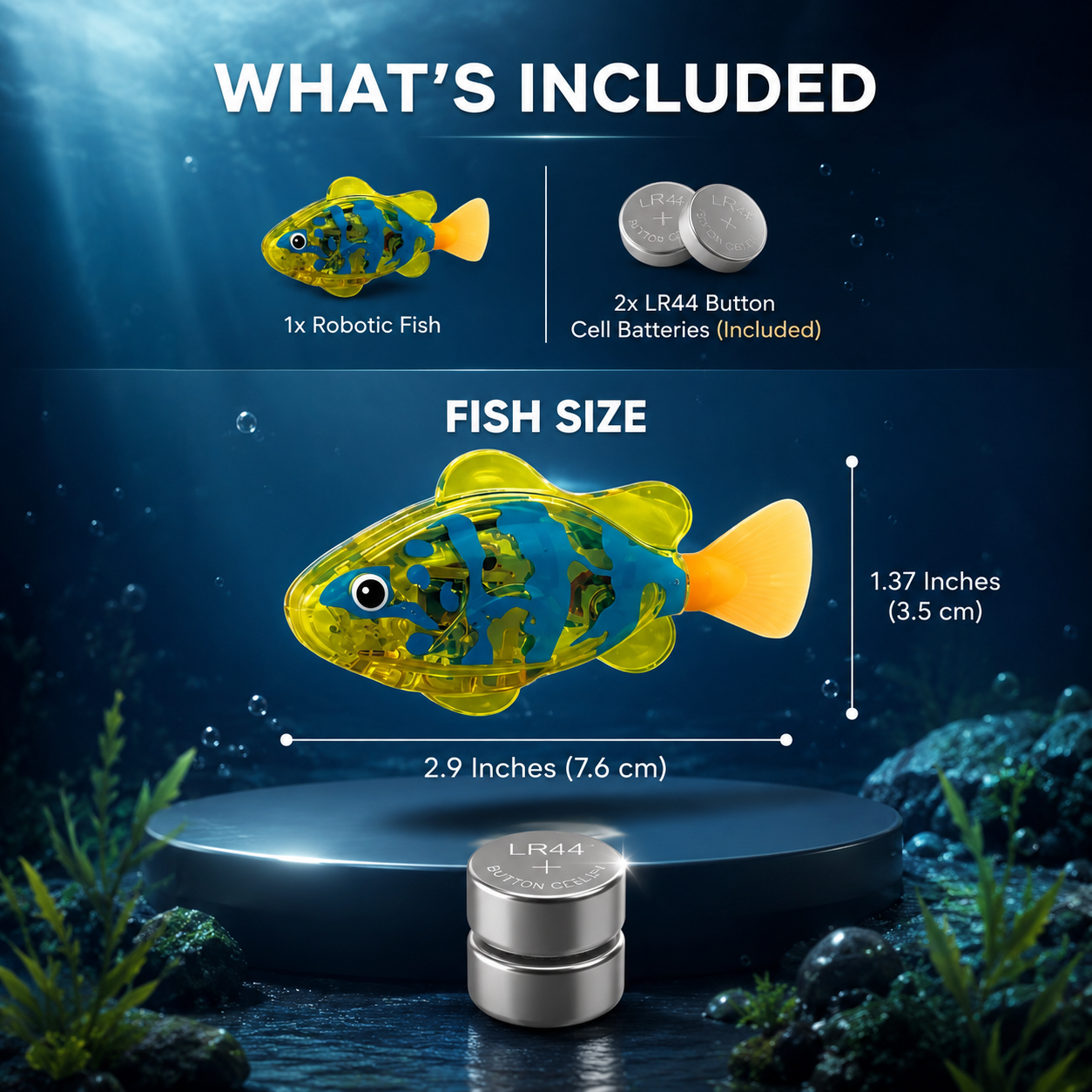 🔥 LAST DAY — 70% OFF 🐠 MAGIC SWIMMING FISH™
