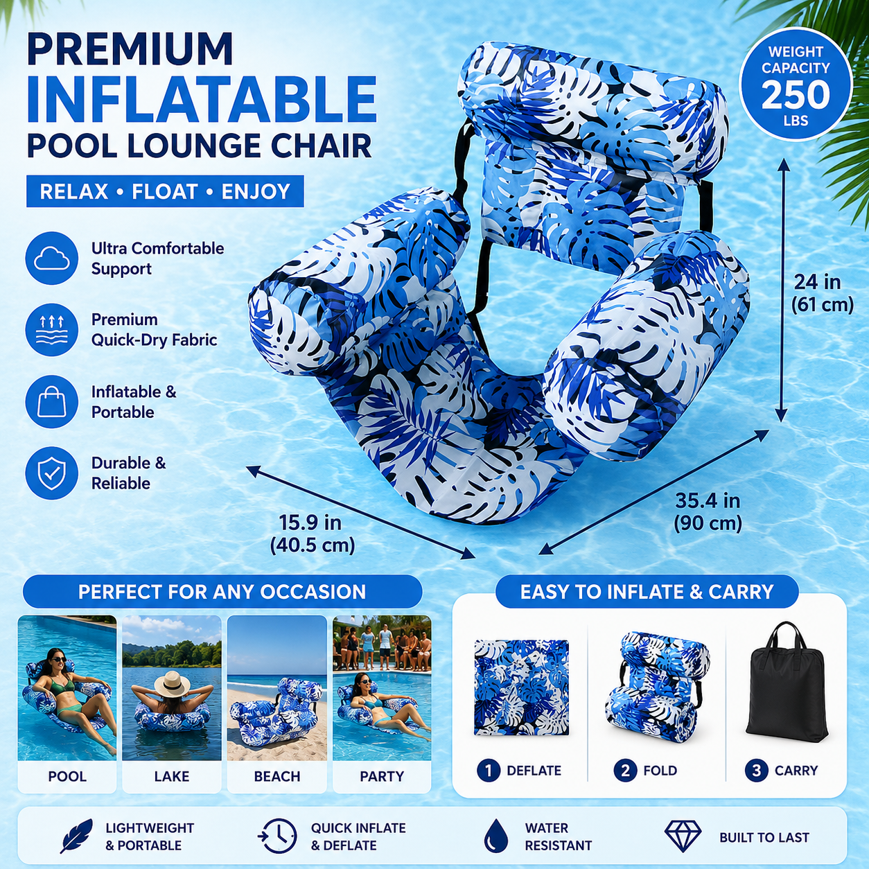 LAST DAY 70% OFF 🏖️ CloudFloat™ Pool Lounge