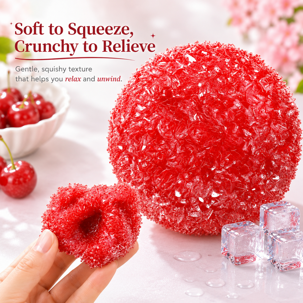 🍬Crystal Mochi Candy Squishy™ — Crispy Squish • Instant Stress Relief ✨
