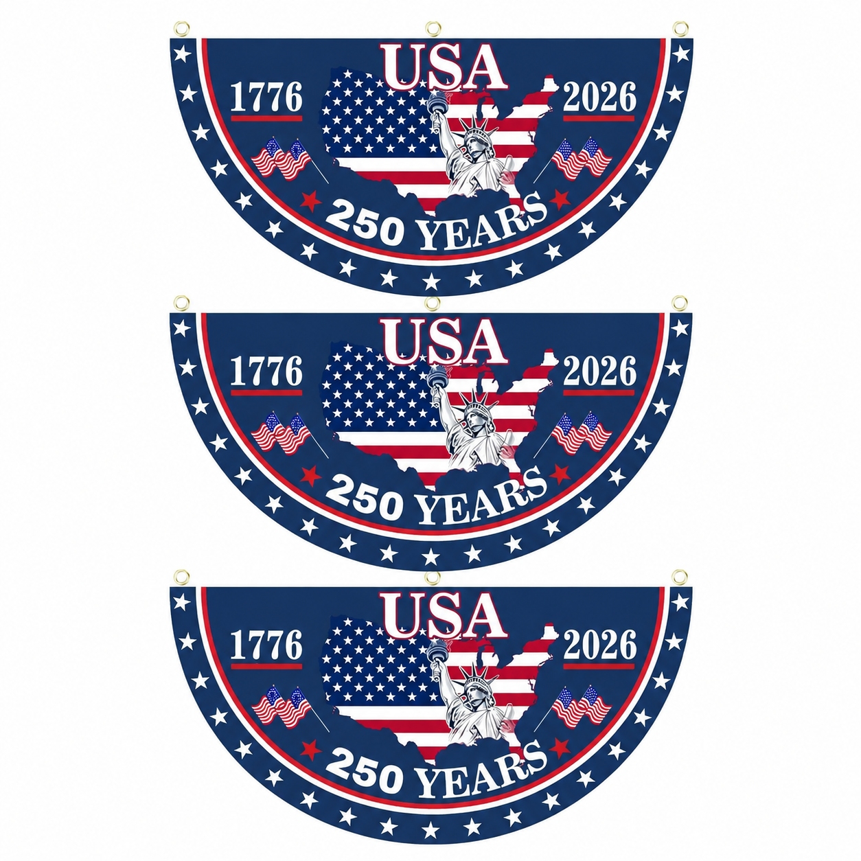 🔥 Last Day 70% OFF🔥 – American 250th Anniversary Patriotic Fan Flag