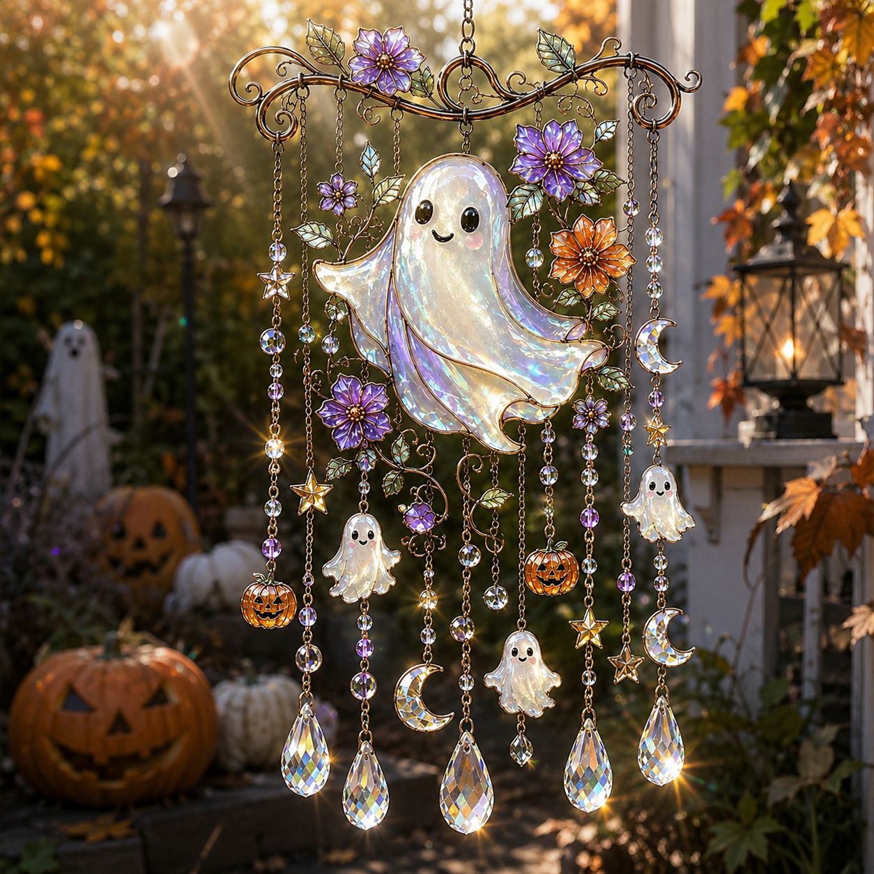 🎐Halloween-Themed Crystal Wind Chime