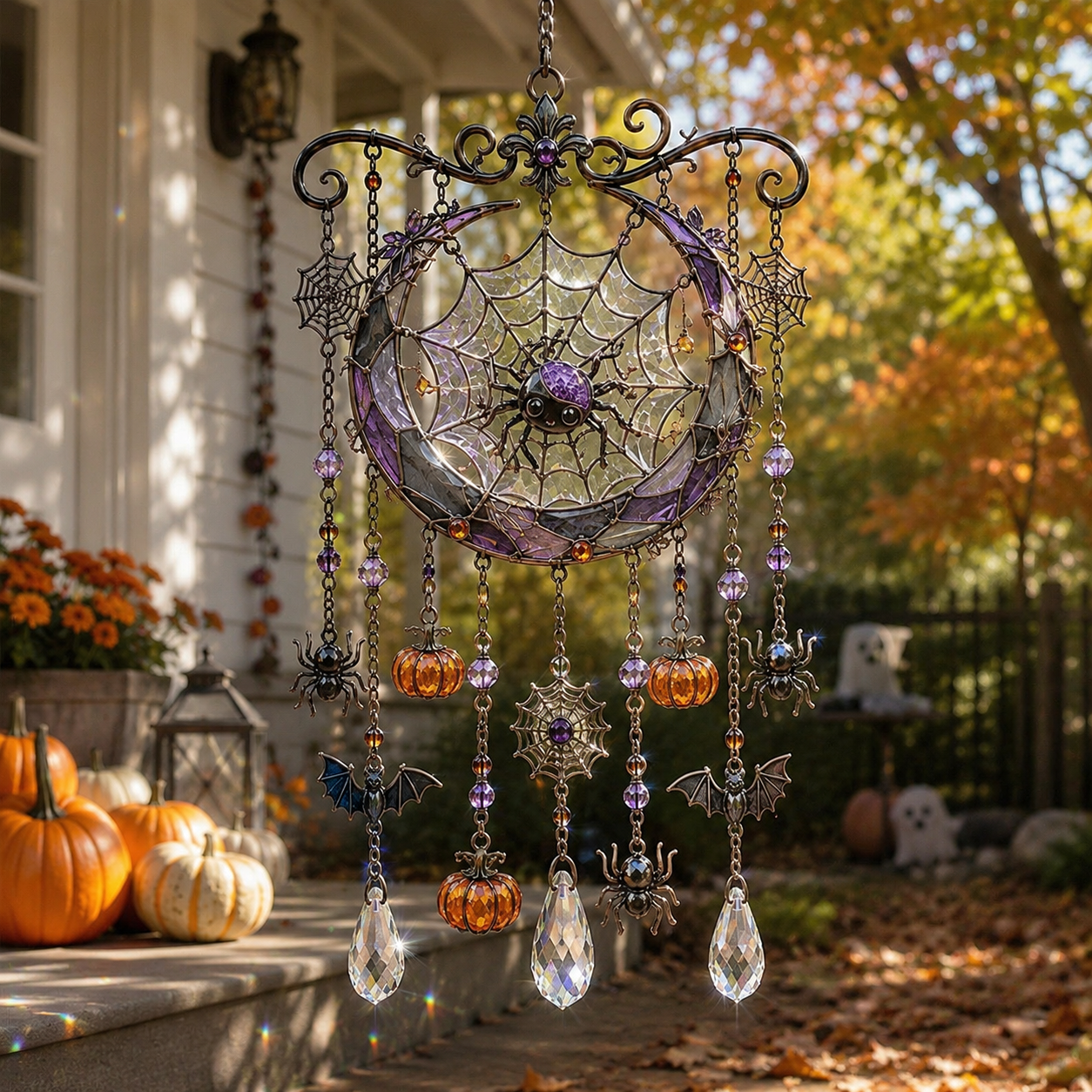🎐Halloween-Themed Crystal Wind Chime