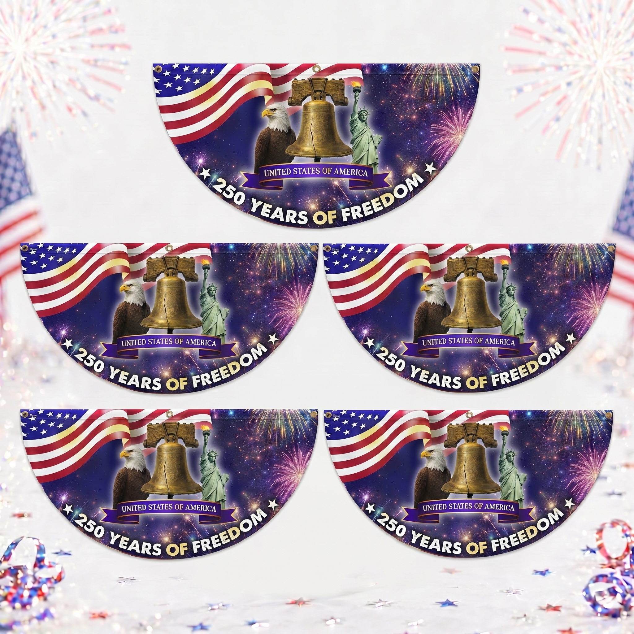 🔥 Last Day 70% OFF🔥 – American 250th Anniversary Patriotic Fan Flag