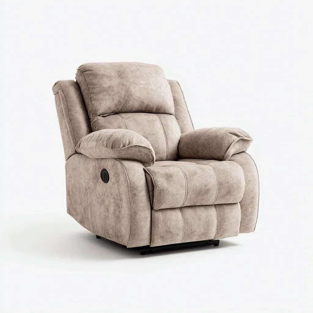 Fauteuil relax-tissu-92x96x108 cm-beige-style confort relax-Havoraiabode