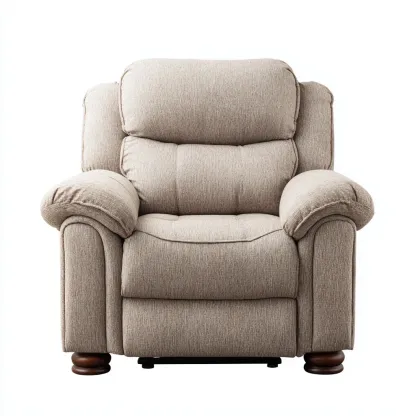 Fauteuil relax-tissu-90x95x105 cm-beige-style confort relax-Havoraiabode